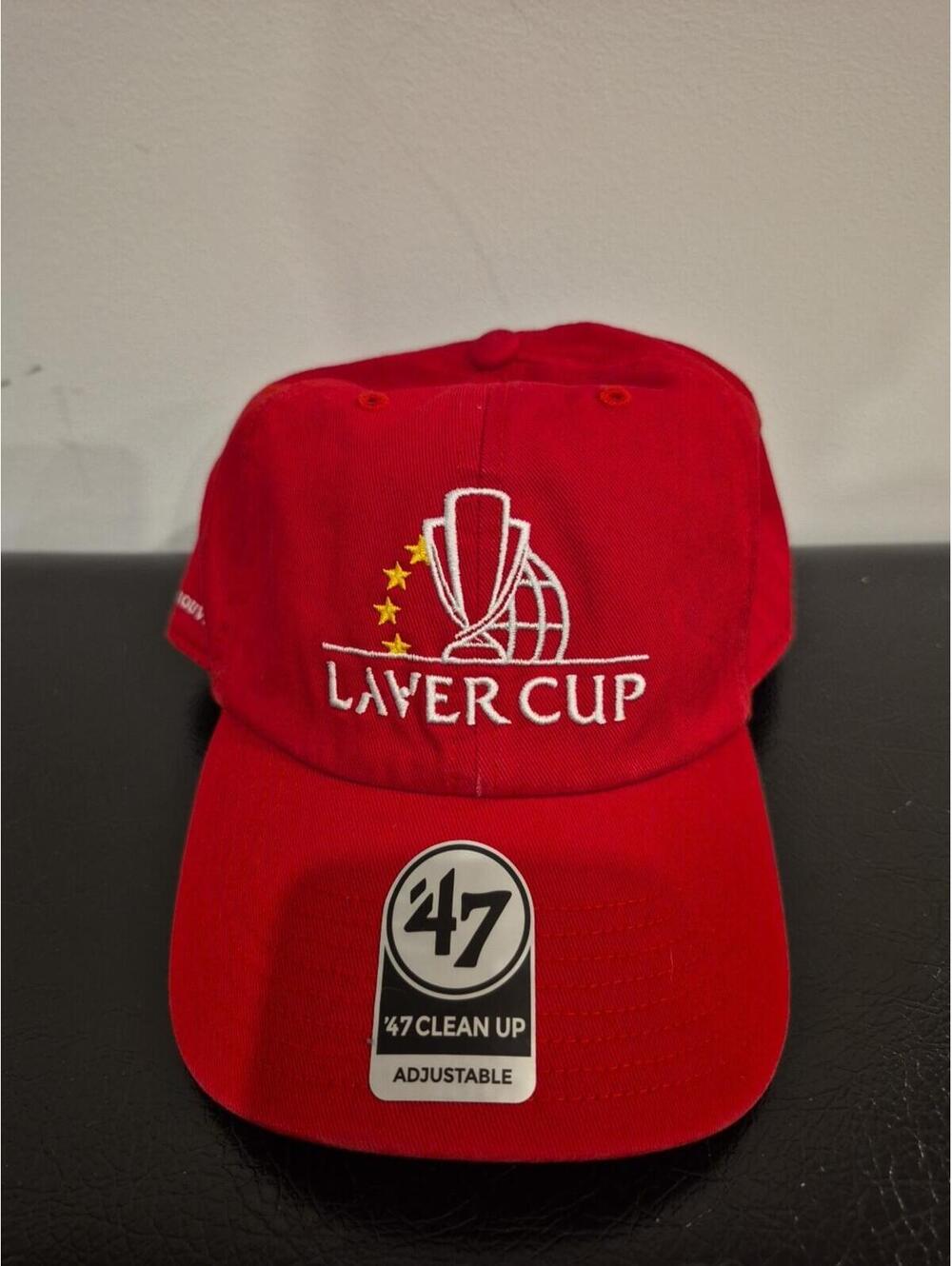 2023 Laver Cup Vancouver Red Cap '47 Clean Up One Size Fit Adjustable NEW W/ Tag